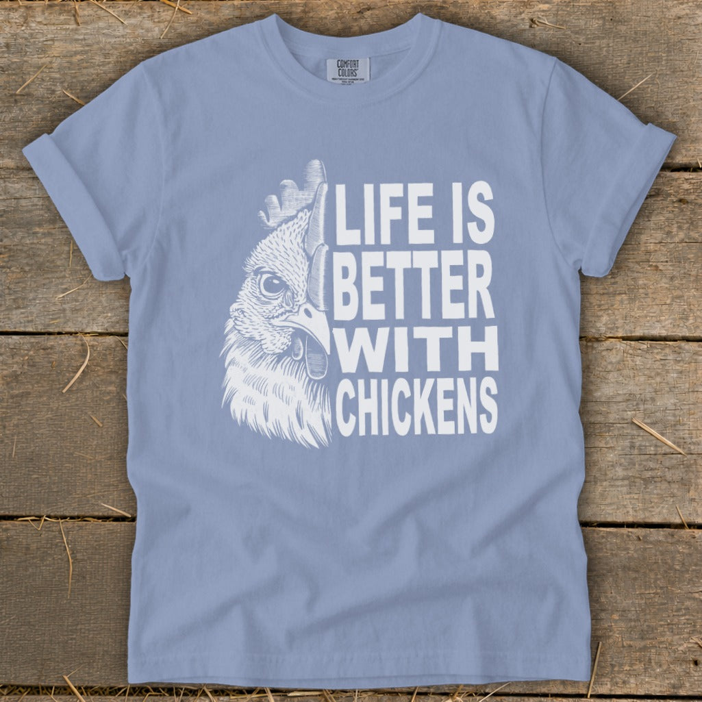 Life With Chickens Signature Tee
