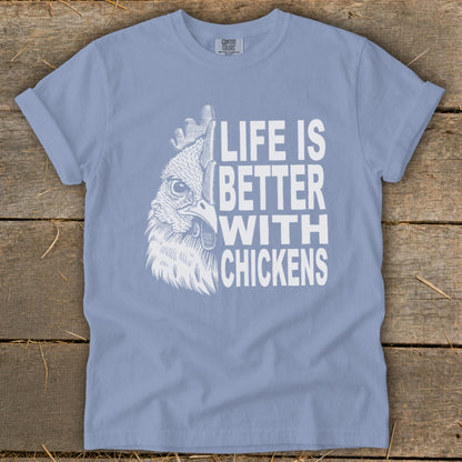 Life With Chickens Signature Tee