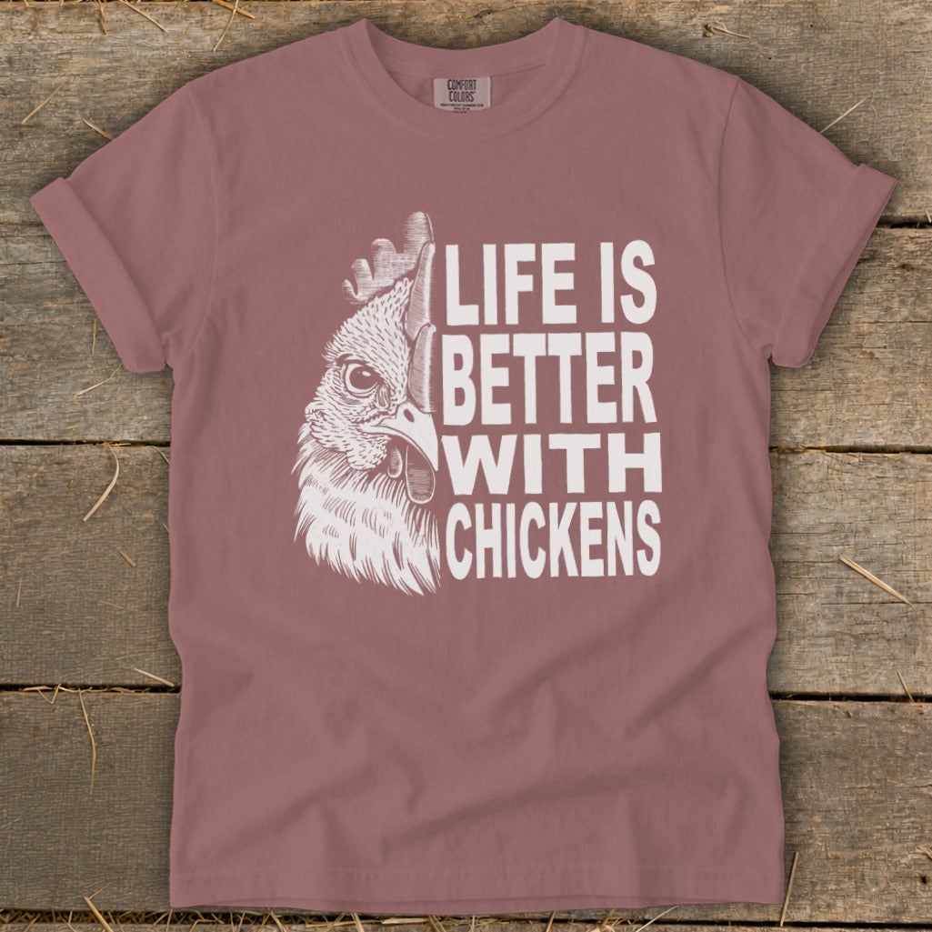 Life With Chickens Signature Tee