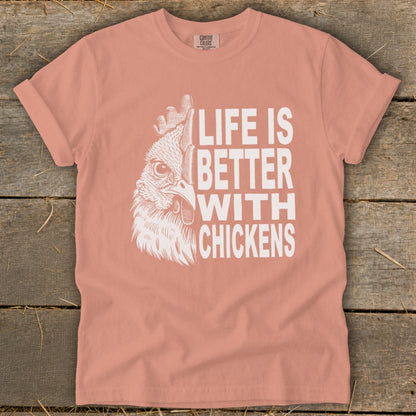 Life With Chickens Signature Tee