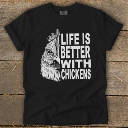 Life With Chickens Signature Tee