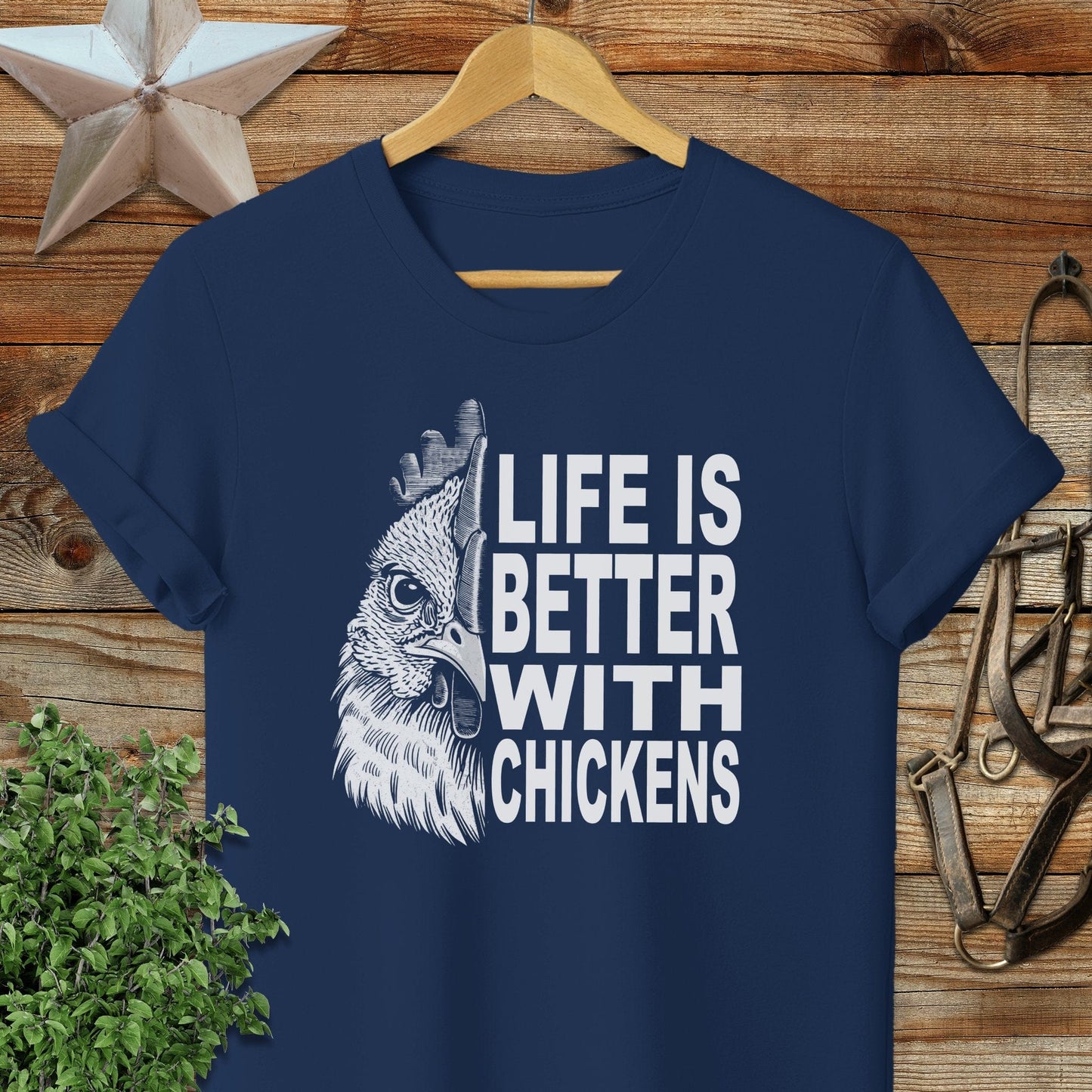 Life With Chickens Softstyle Tee