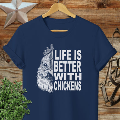 Life With Chickens Softstyle Tee