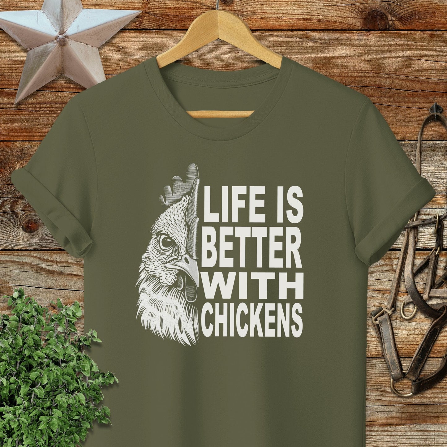 Life With Chickens Softstyle Tee