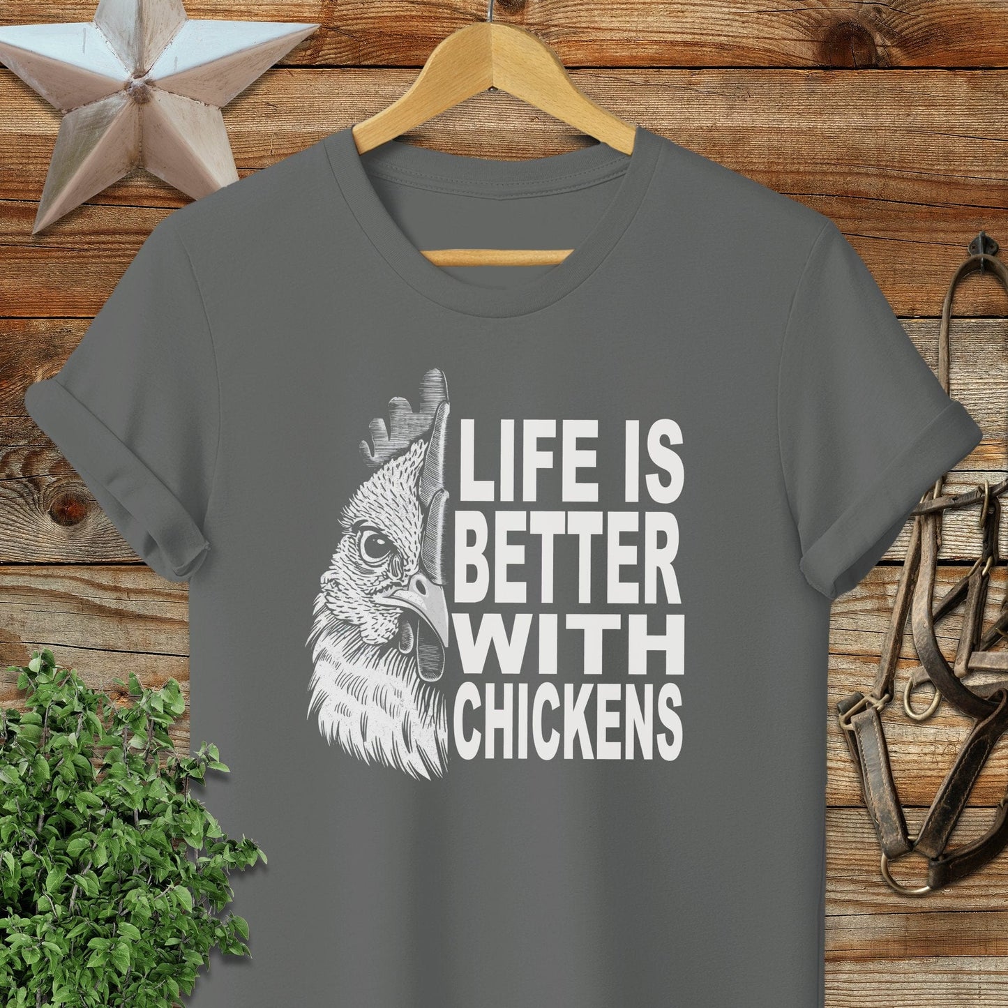 Life With Chickens Softstyle Tee