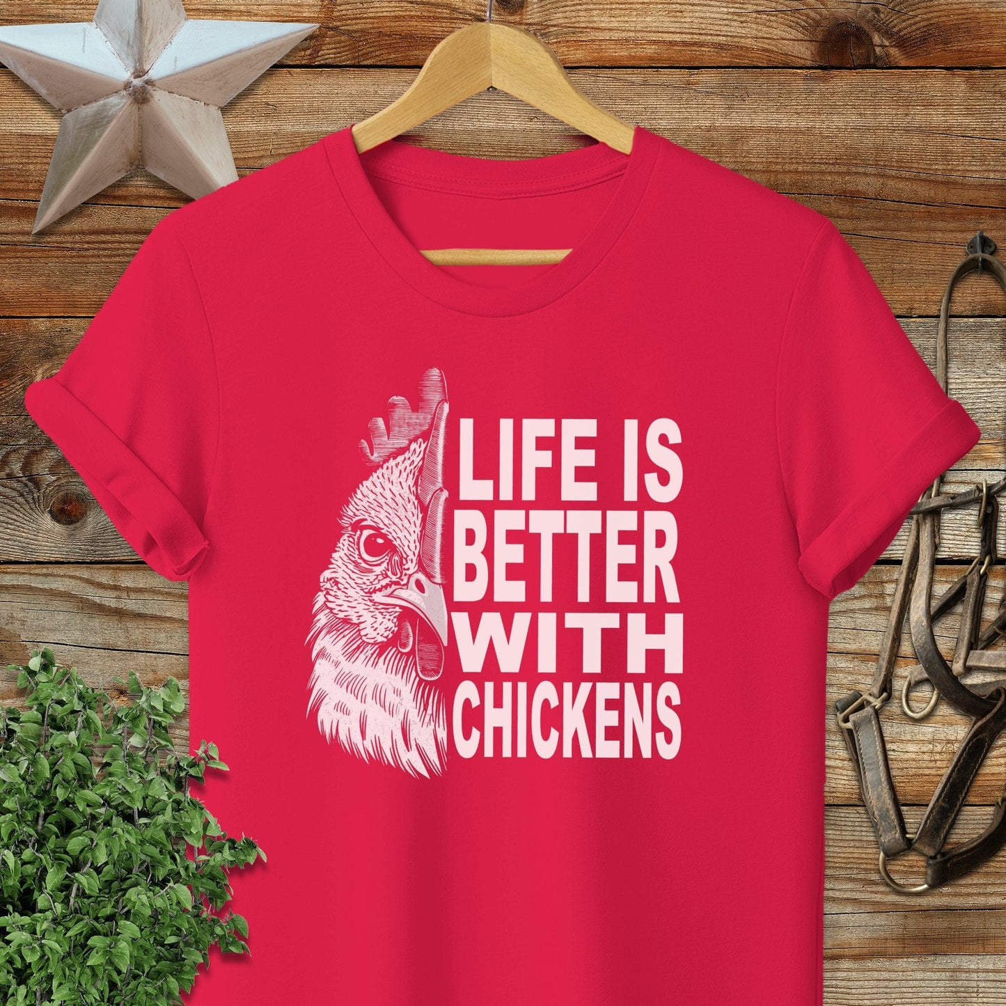 Life With Chickens Softstyle Tee