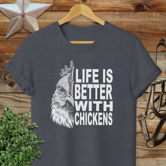 Life With Chickens Softstyle Tee