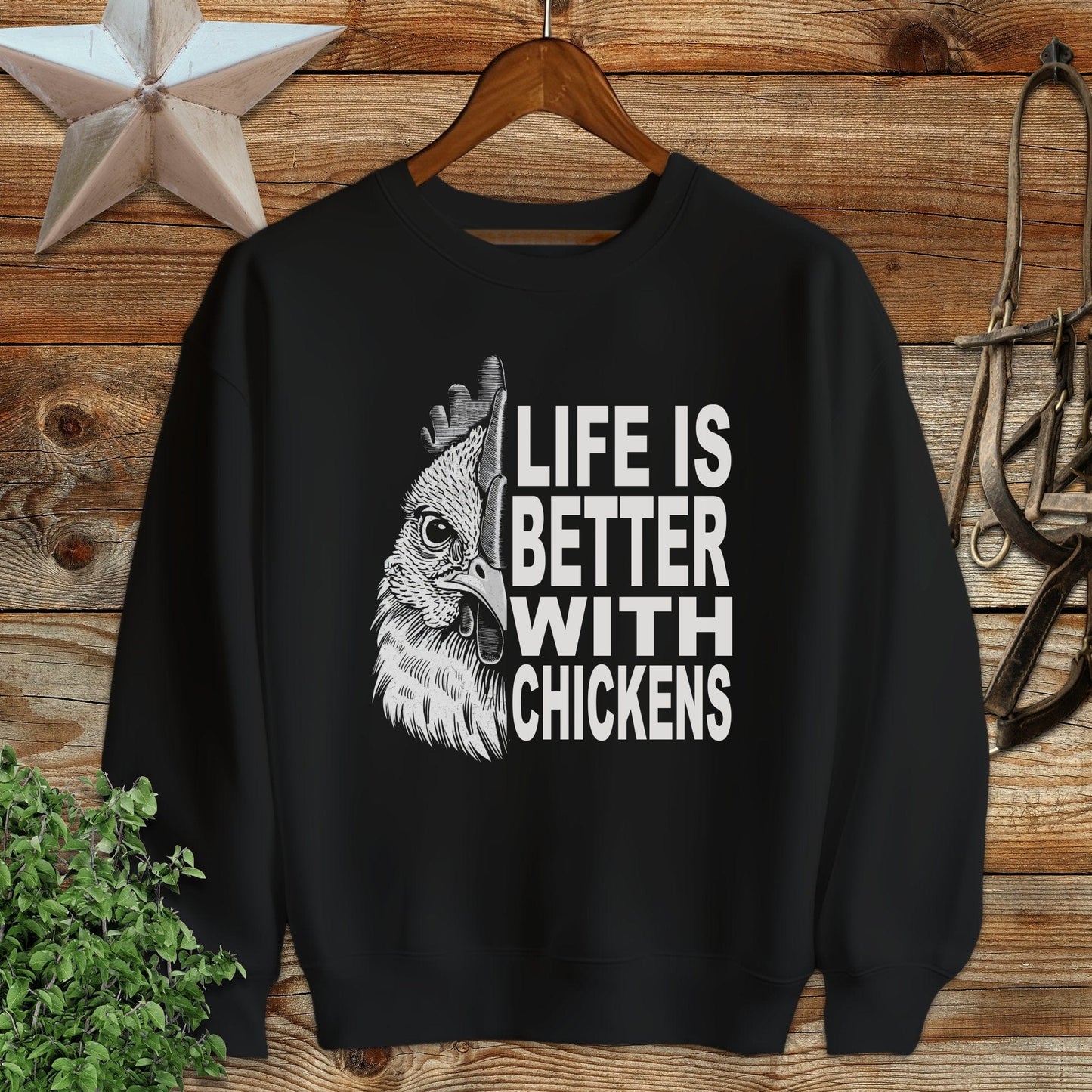 Life With Chickens Sweatshirt