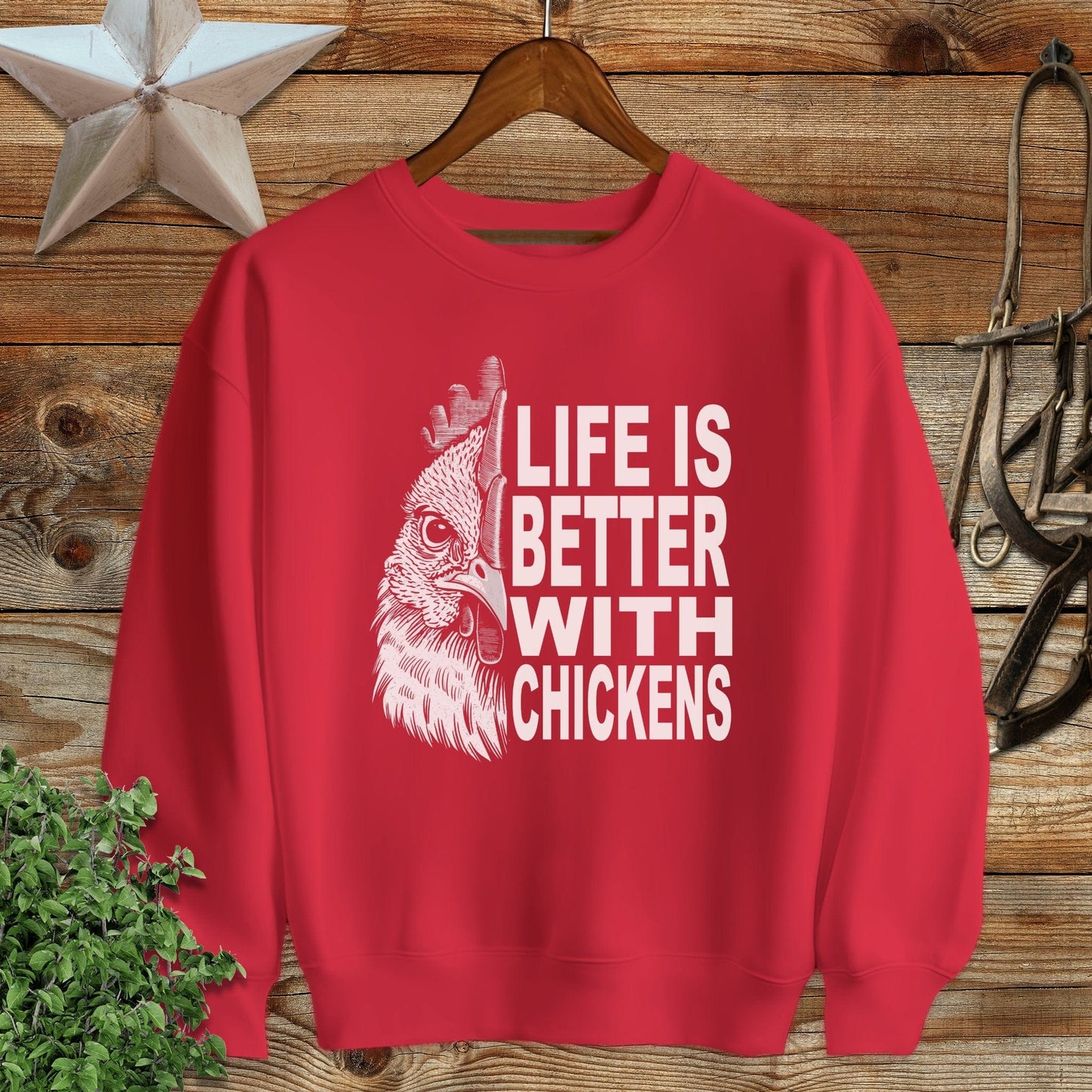Life With Chickens Sweatshirt