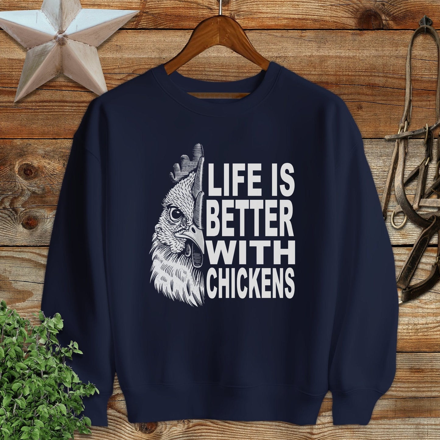 Life With Chickens Sweatshirt