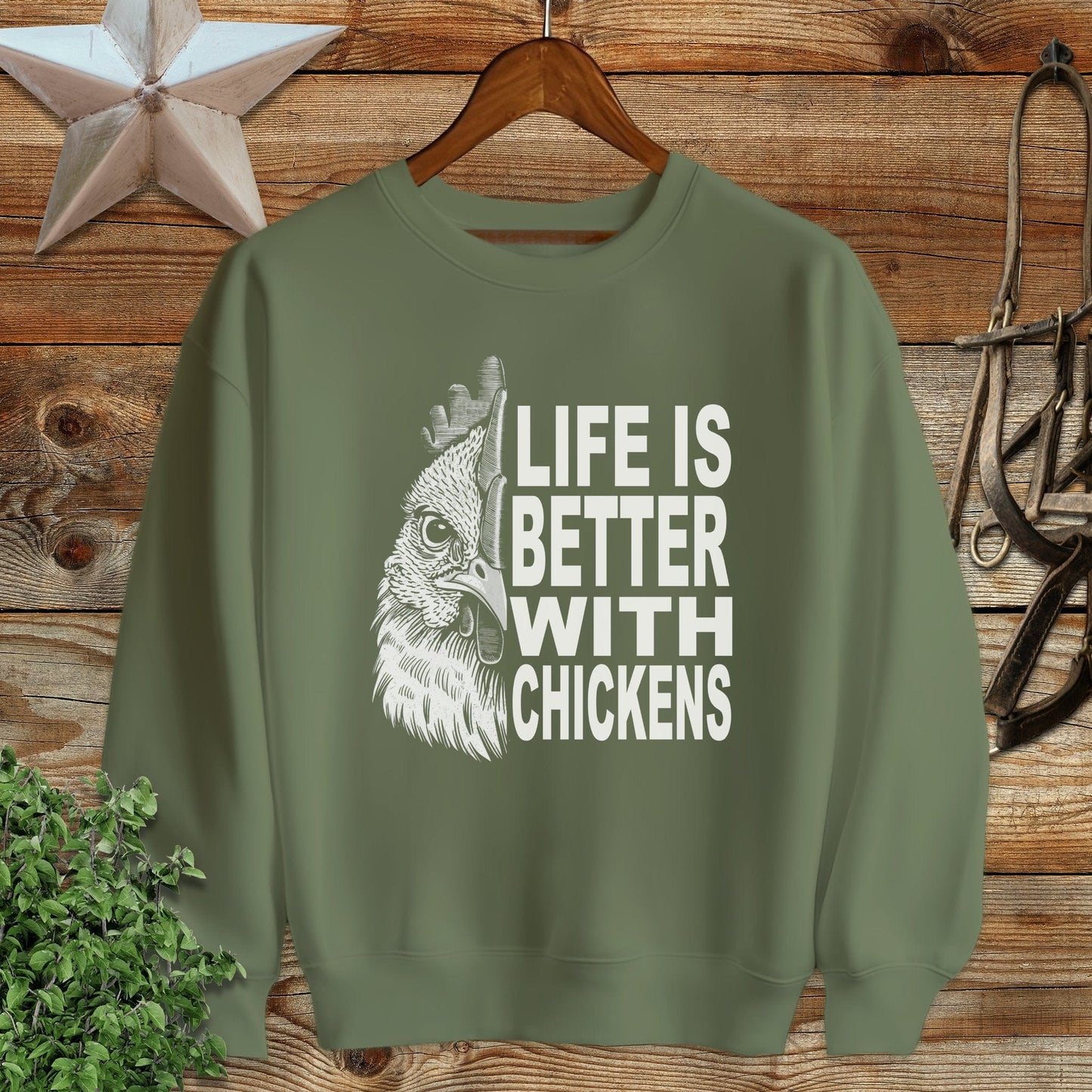 Life With Chickens Sweatshirt