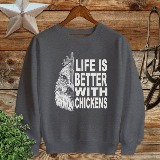 Life With Chickens Sweatshirt