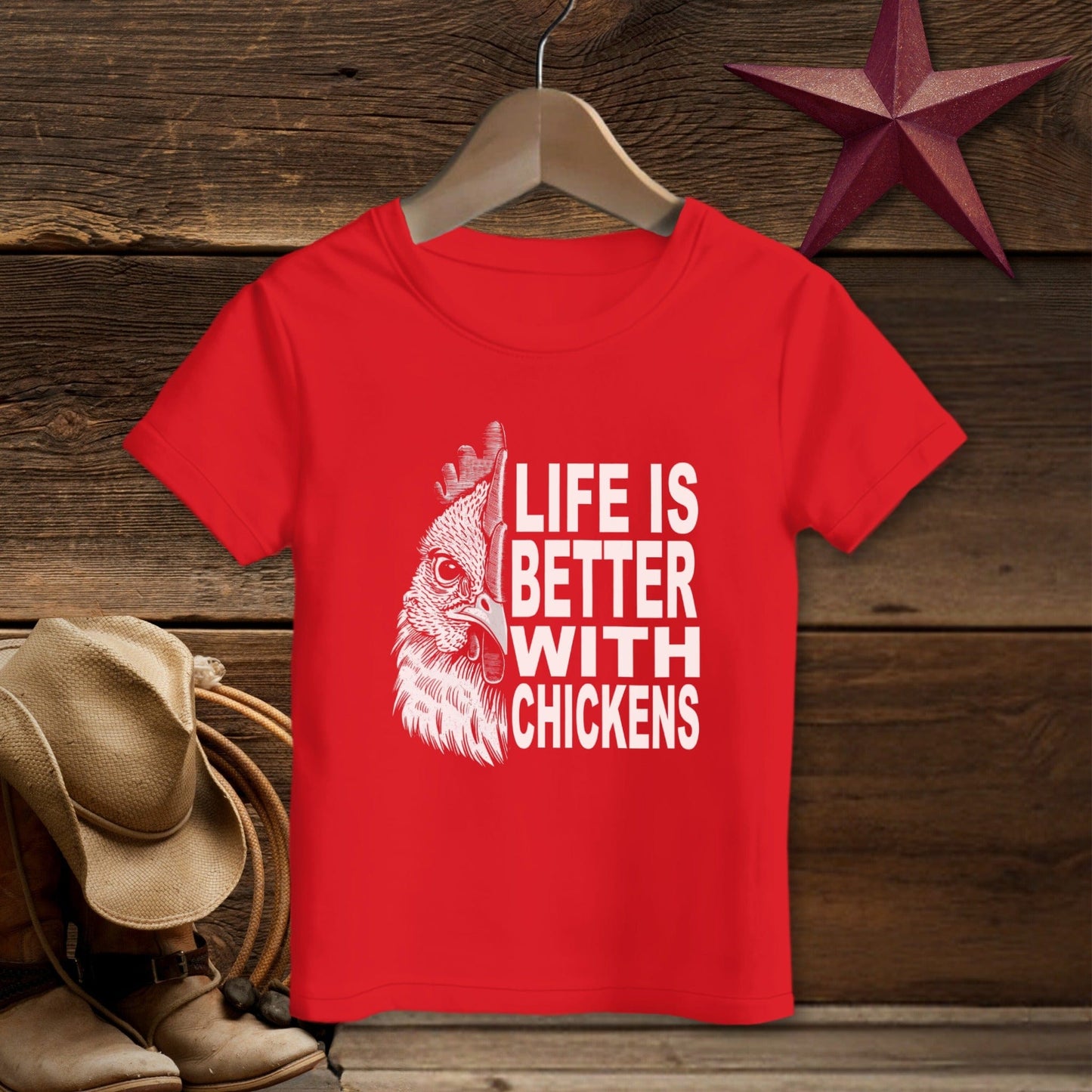 Life With Chickens T-shirt (Toddler)