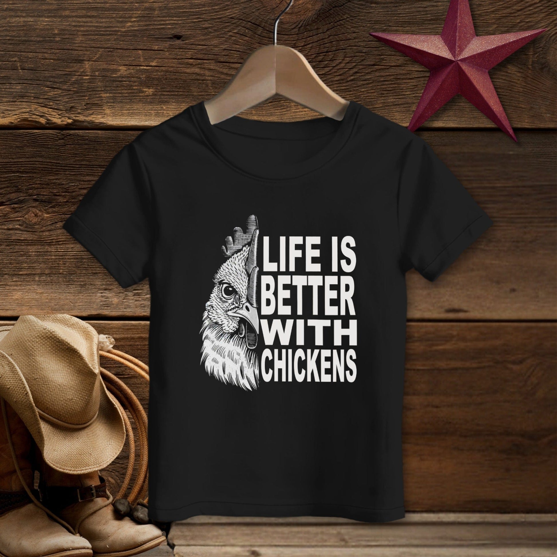 Life With Chickens T-shirt (Toddler)