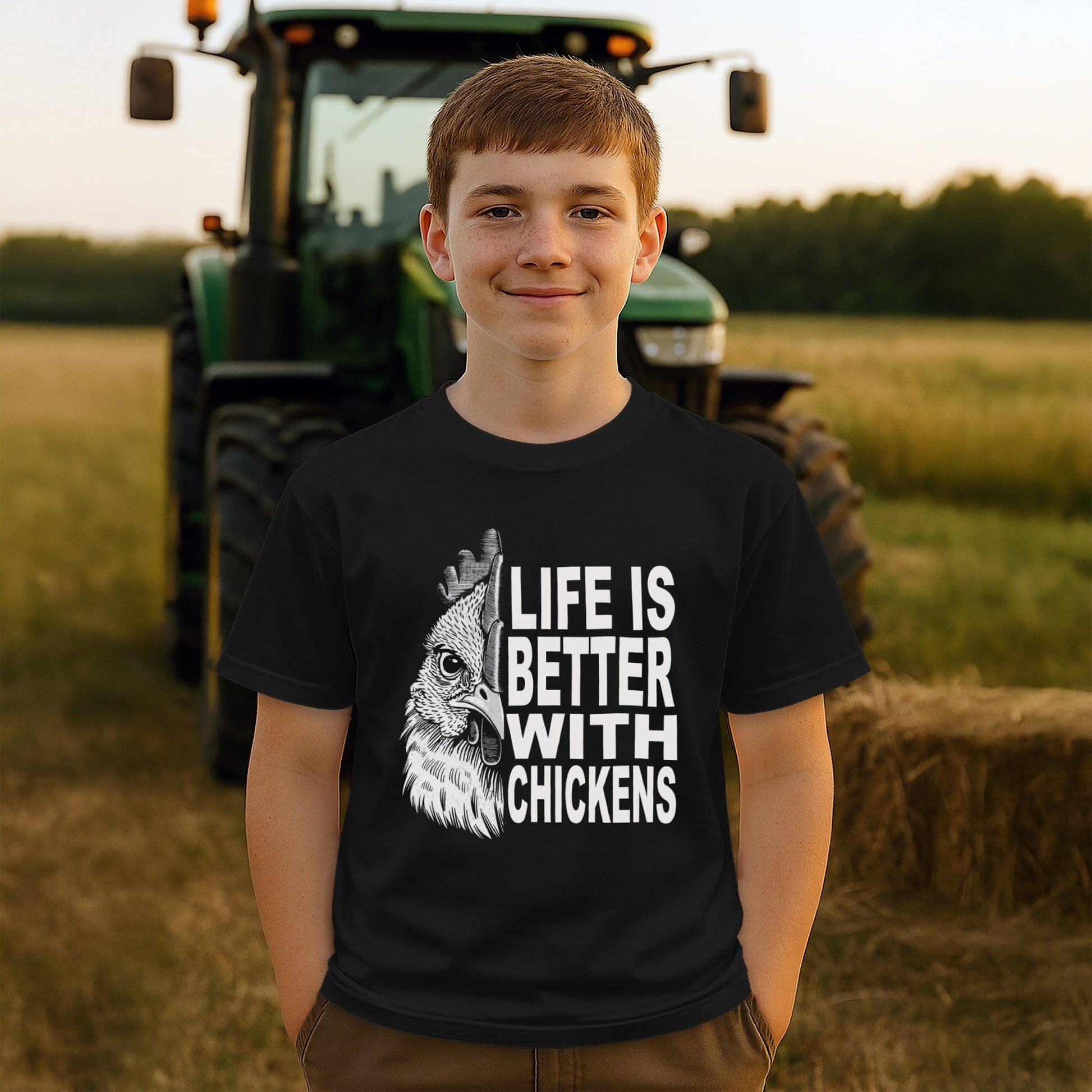 Life With Chickens T-shirt (Youth)