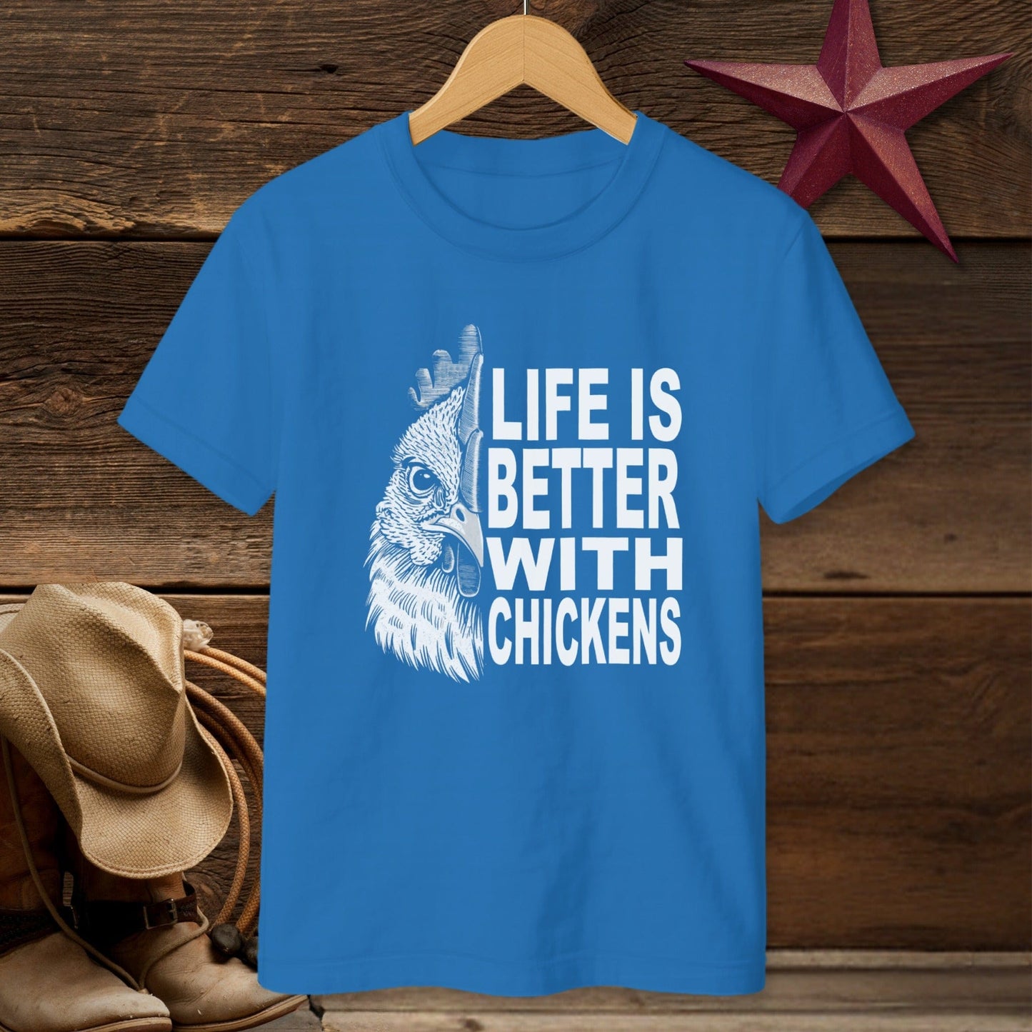 Life With Chickens T-shirt (Youth)