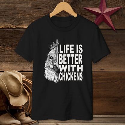 Life With Chickens T-shirt (Youth)