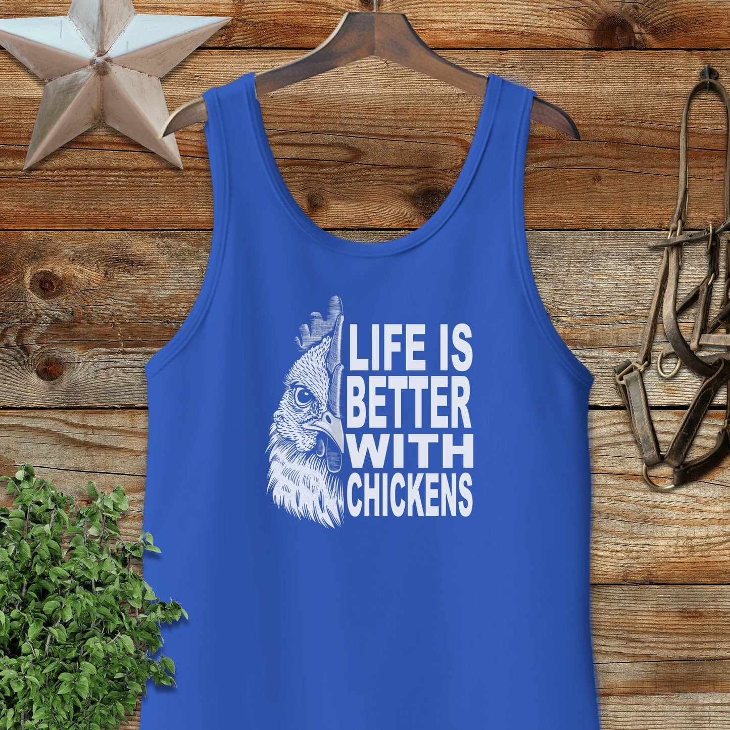 Life With Chickens Tank Top