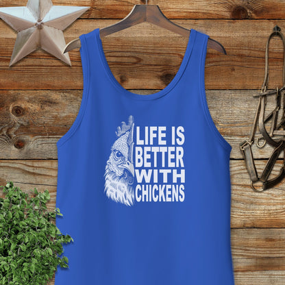 Life With Chickens Tank Top