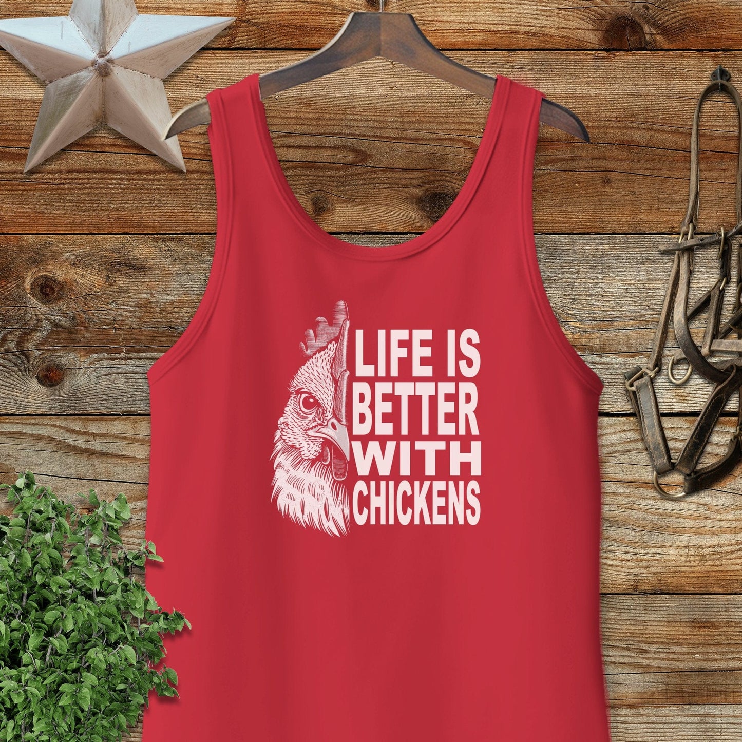Life With Chickens Tank Top