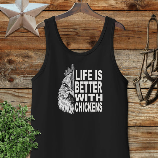 Life With Chickens Tank Top