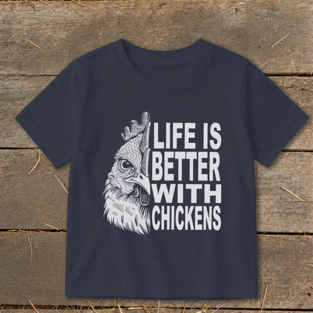 Life With Chickens Toddler Tee