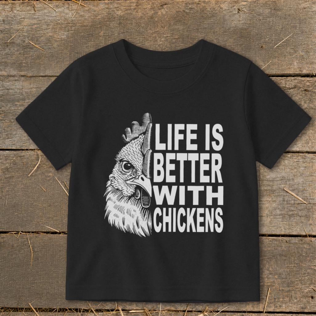 Life With Chickens Toddler Tee