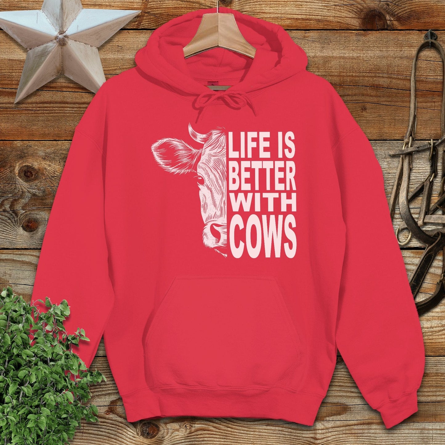 Life With Cows Hoodie