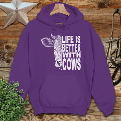 Life With Cows Hoodie