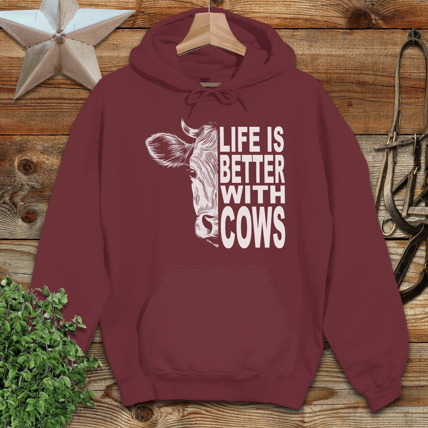 Life With Cows Hoodie