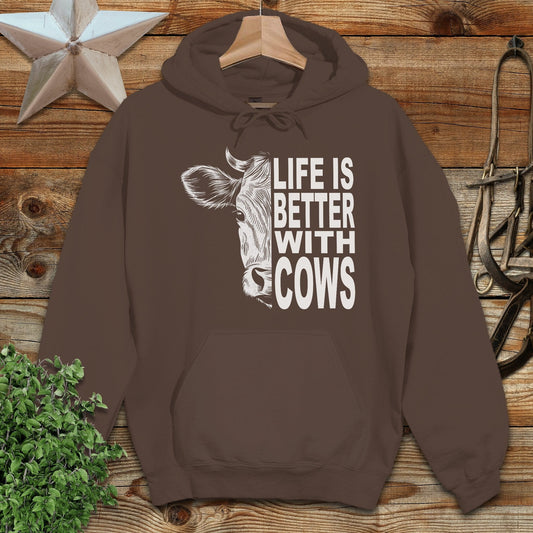 Life With Cows Hoodie