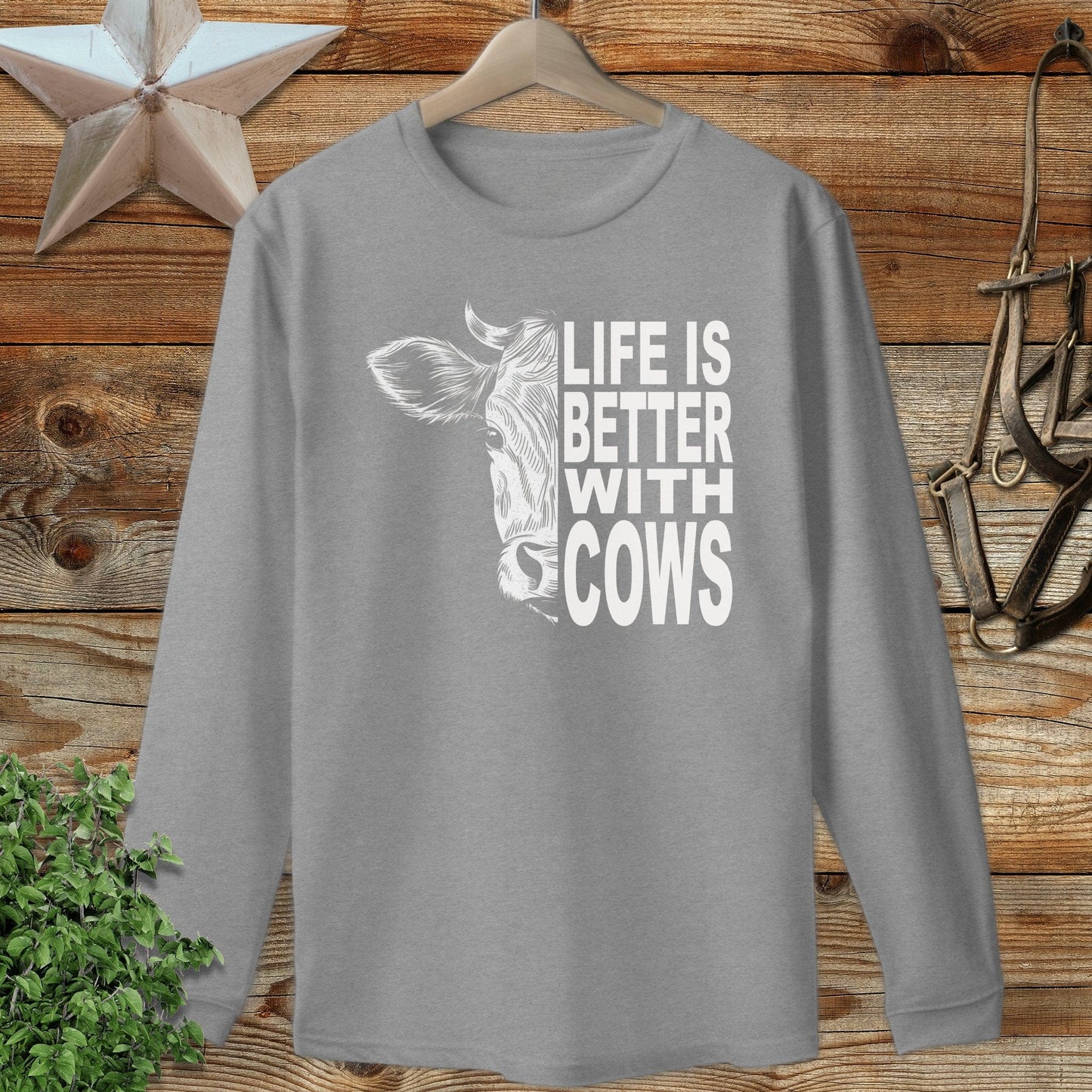 Life With Cows Long Sleeve Tee