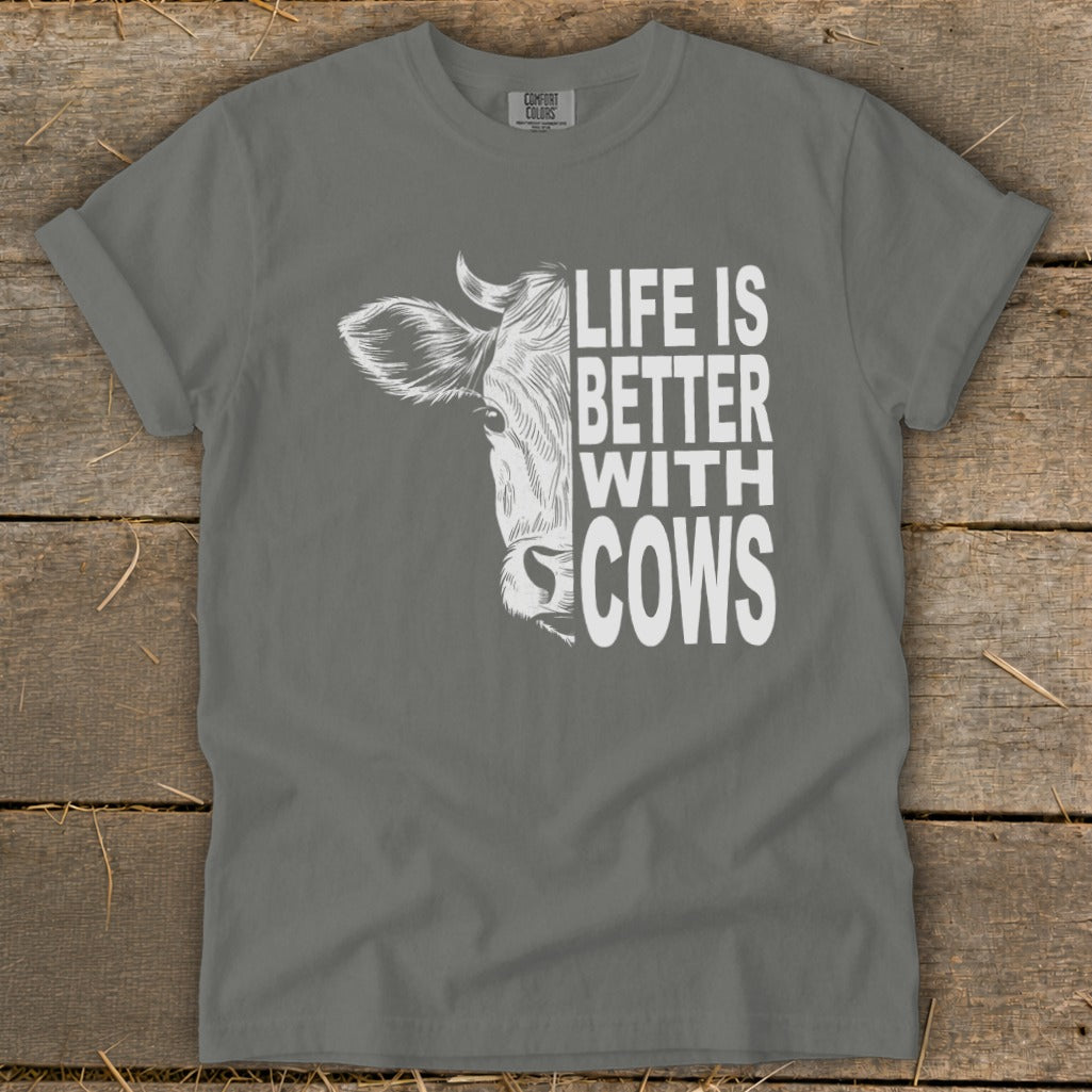 Life With Cows Signature Tee