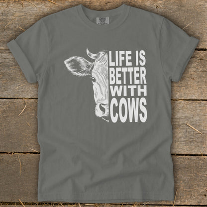 Life With Cows Signature Tee