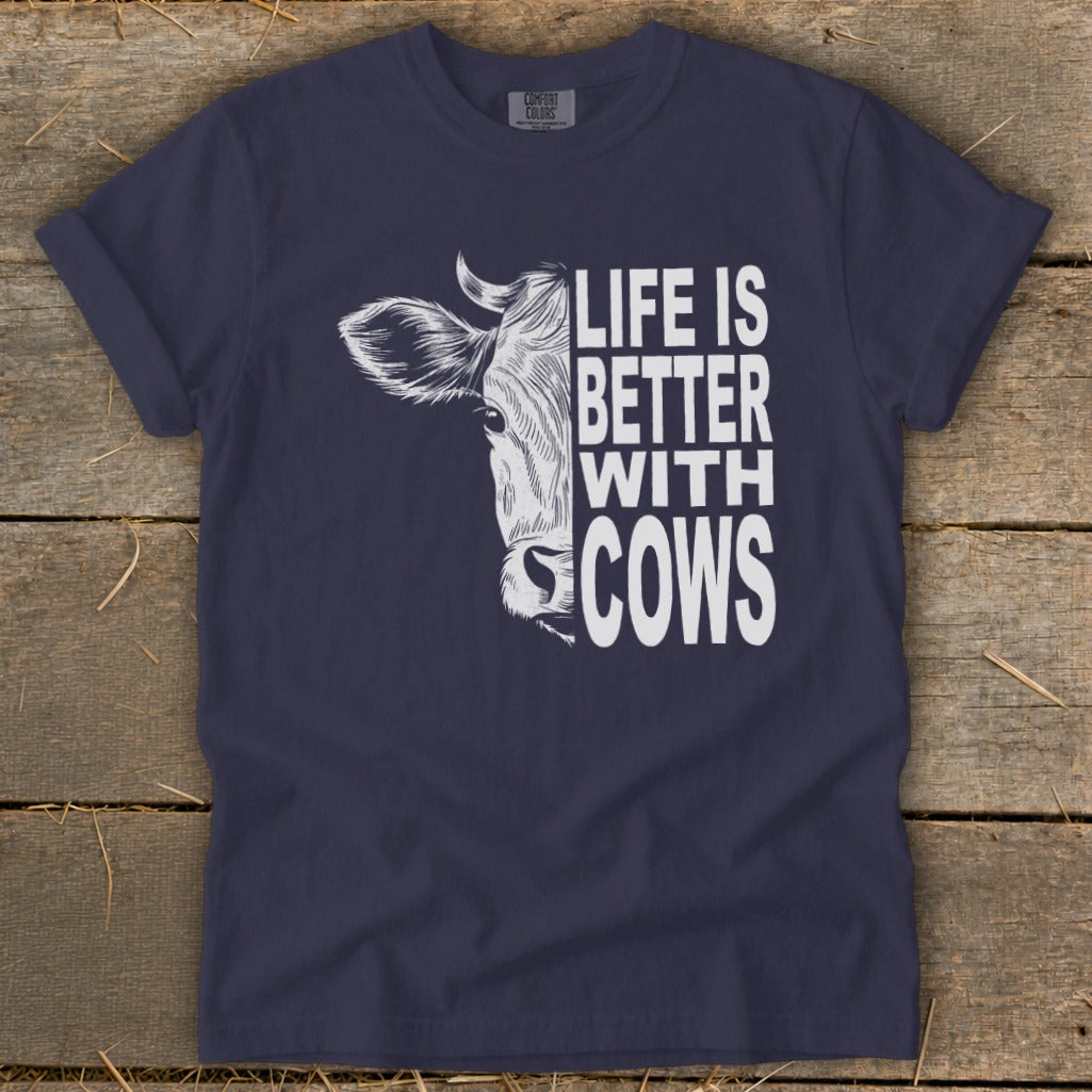 Life With Cows Signature Tee