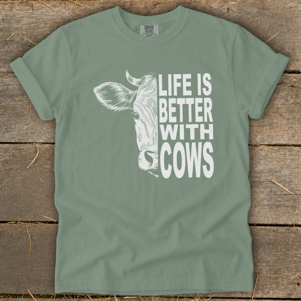 Life With Cows Signature Tee