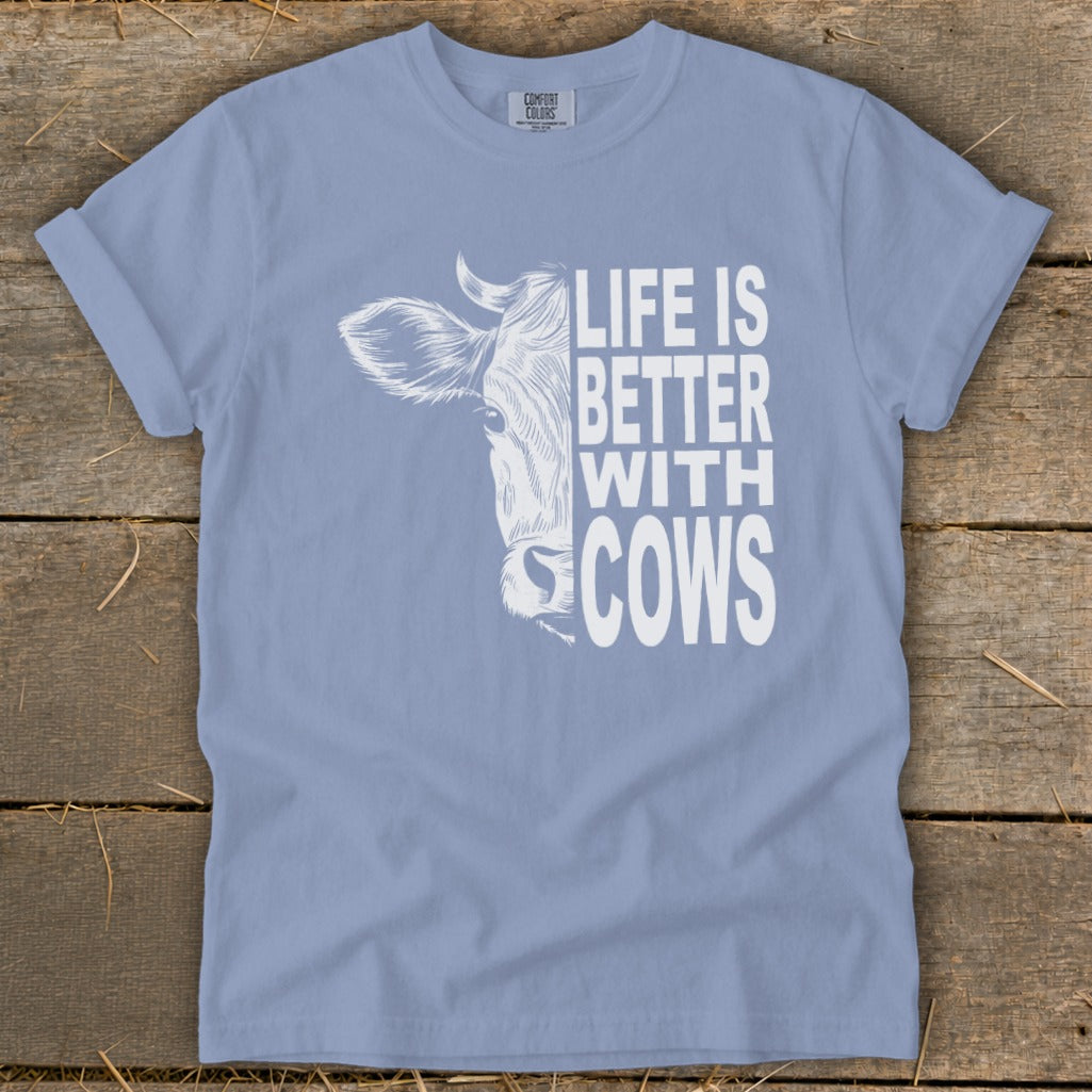 Life With Cows Signature Tee