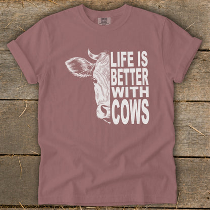 Life With Cows Signature Tee