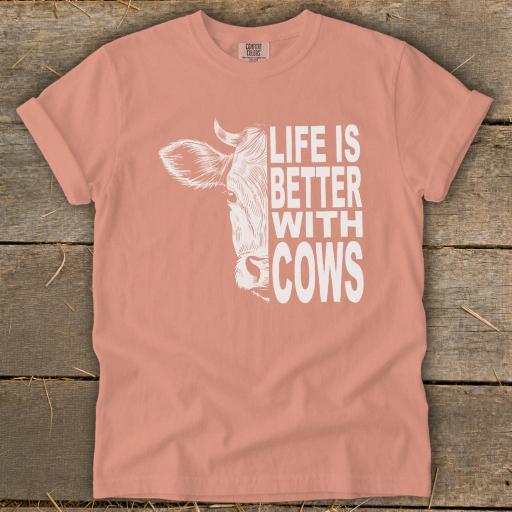 Life With Cows Signature Tee
