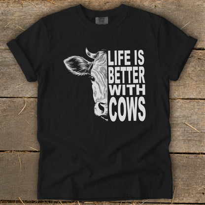 Life With Cows Signature Tee