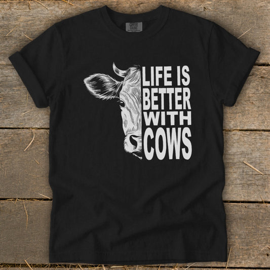 Life With Cows Signature Tee