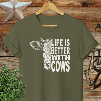 Life With Cows Softstyle Tee
