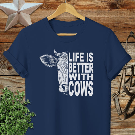 Life With Cows Softstyle Tee
