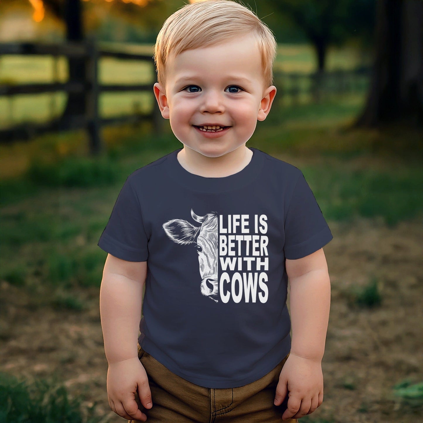 Life With Cows T-shirt (Toddler)