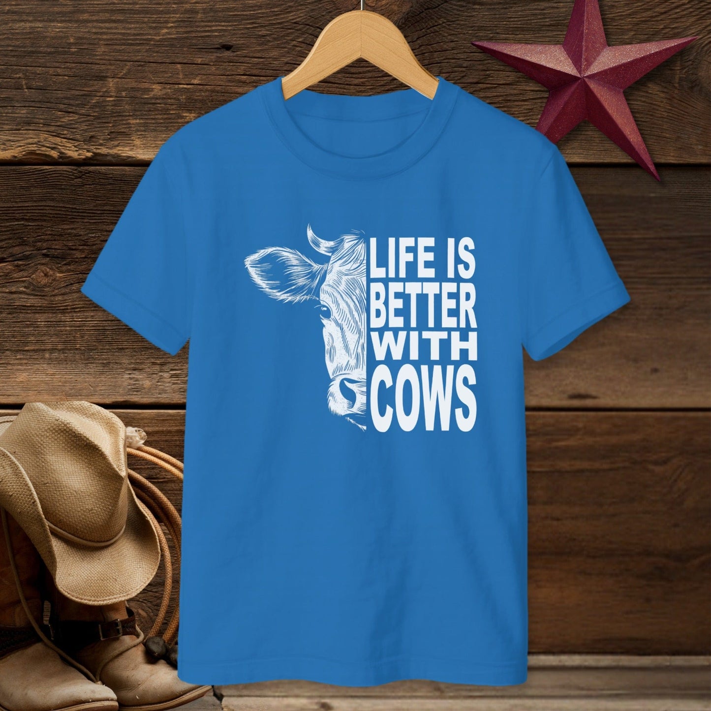 Life With Cows T-shirt (Youth)