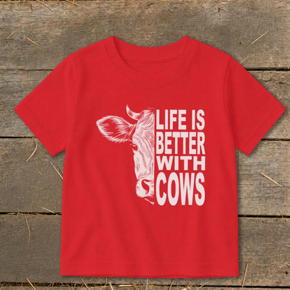 Life With Cows Toddler Tee