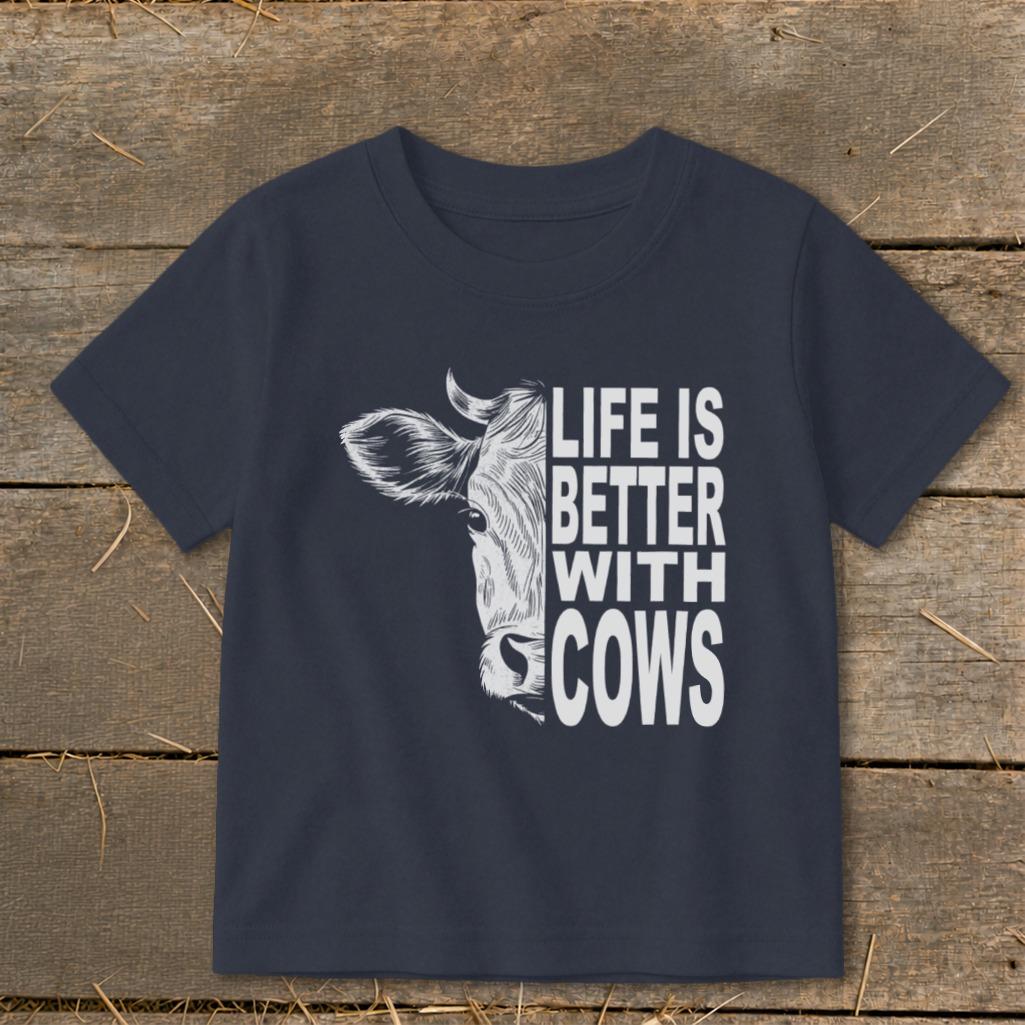 Life With Cows Toddler Tee