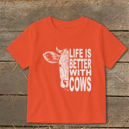 Life With Cows Toddler Tee