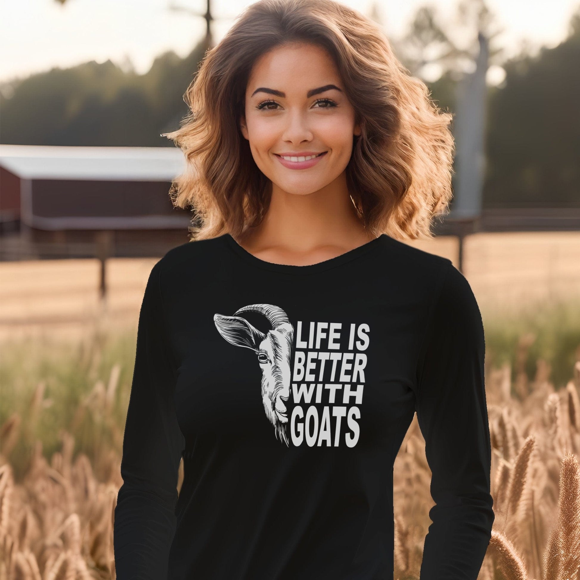 Life With Goats Long Sleeve Tee
