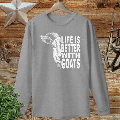 Life With Goats Long Sleeve Tee